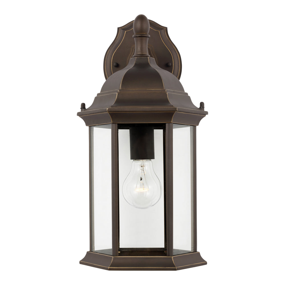 Generation Lighting Canada - One Light Outdoor Wall Lantern - Sevier - Antique Bronze- Union Lighting Luminaires Decor