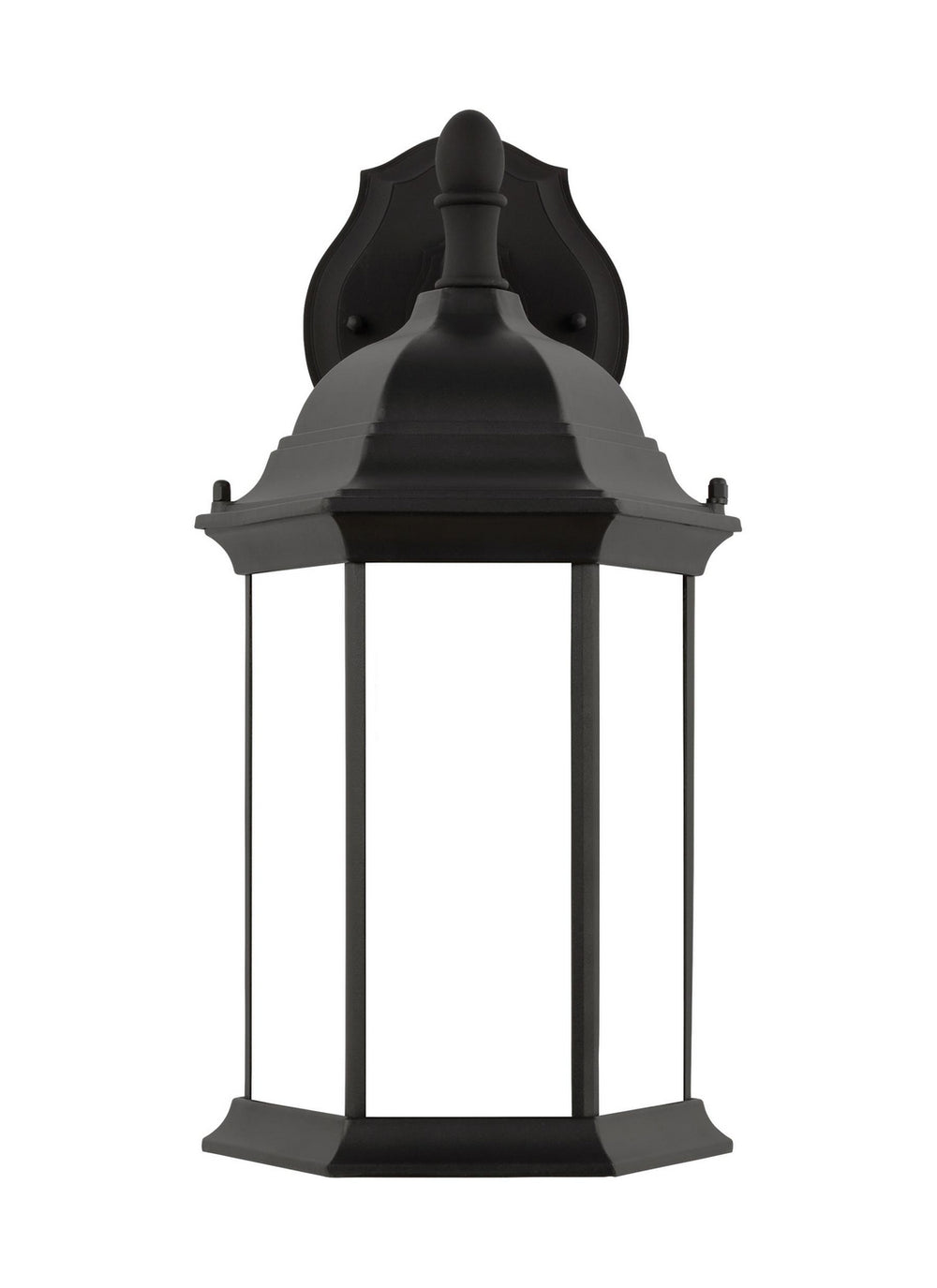 Generation Lighting Canada - One Light Outdoor Wall Lantern - Sevier - Black- Union Lighting Luminaires Decor