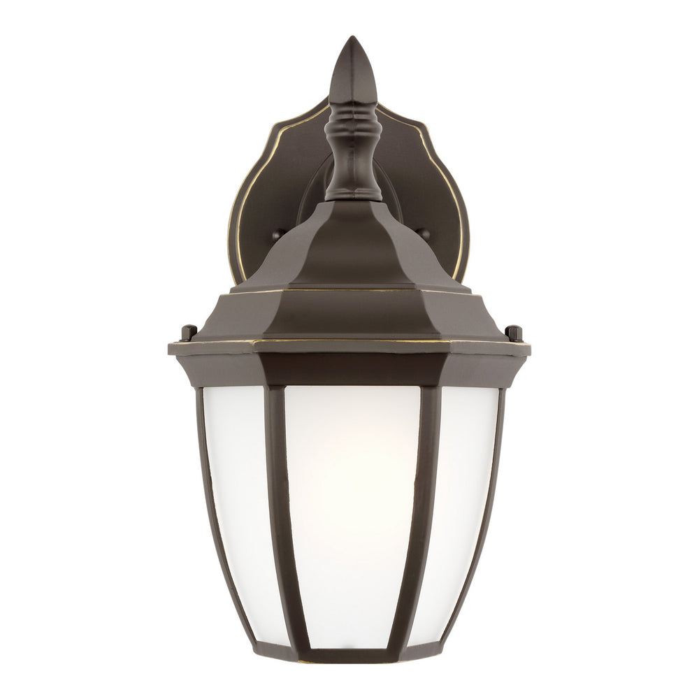 Generation Lighting Canada - One Light Outdoor Wall Lantern - Bakersville - Antique Bronze- Union Lighting Luminaires Decor