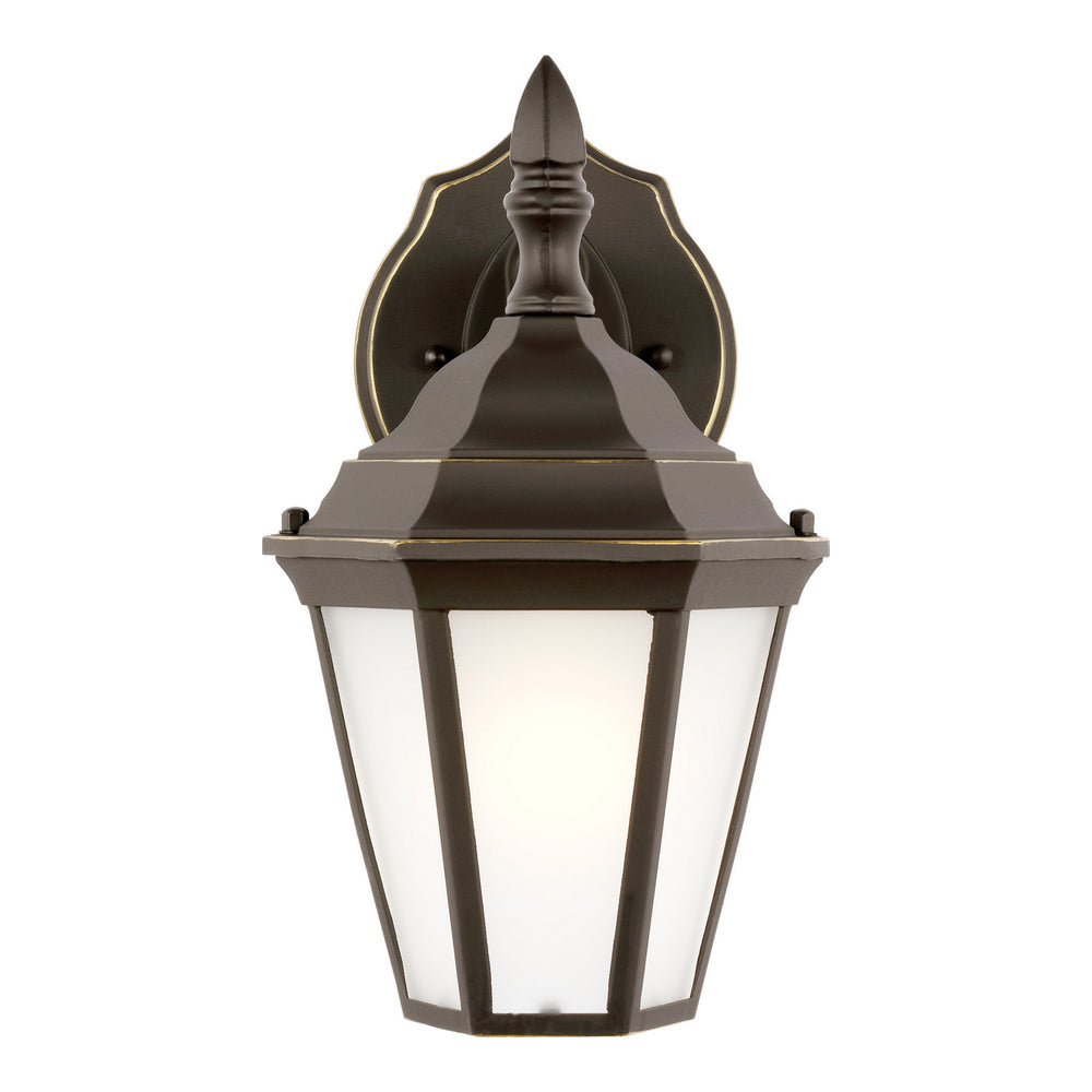 Generation Lighting Canada - One Light Outdoor Wall Lantern - Bakersville - Antique Bronze- Union Lighting Luminaires Decor