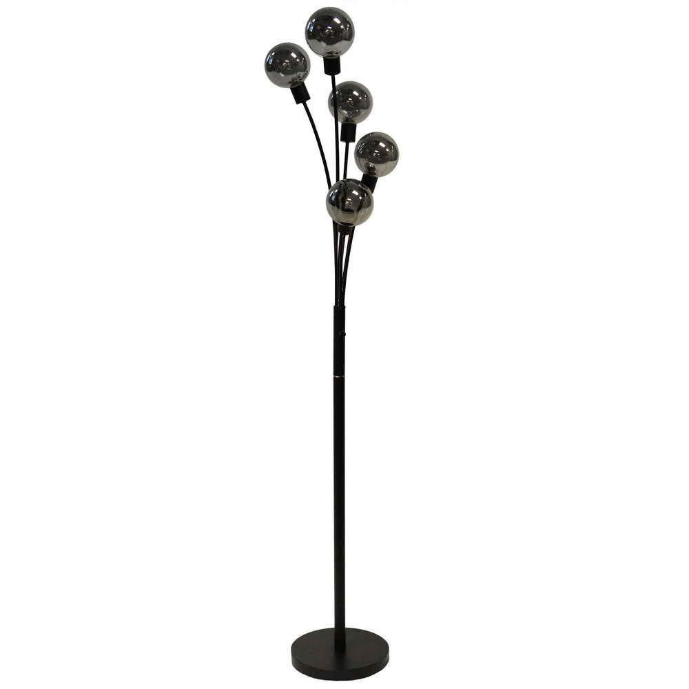 Dainolite Canada - Five Light Floor Lamp - Black- Union Lighting Luminaires Decor
