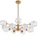 Dainolite Canada - 12 Light Pendant - Abii - Vintage Bronze- Union Lighting Luminaires Decor