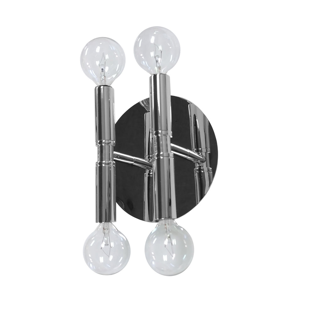 Dainolite Canada - Four Light Wall Sconce - Ava - Polished Chrome- Union Lighting Luminaires Decor