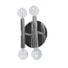 Dainolite Canada - Four Light Wall Sconce - Ava - Polished Chrome- Union Lighting Luminaires Decor