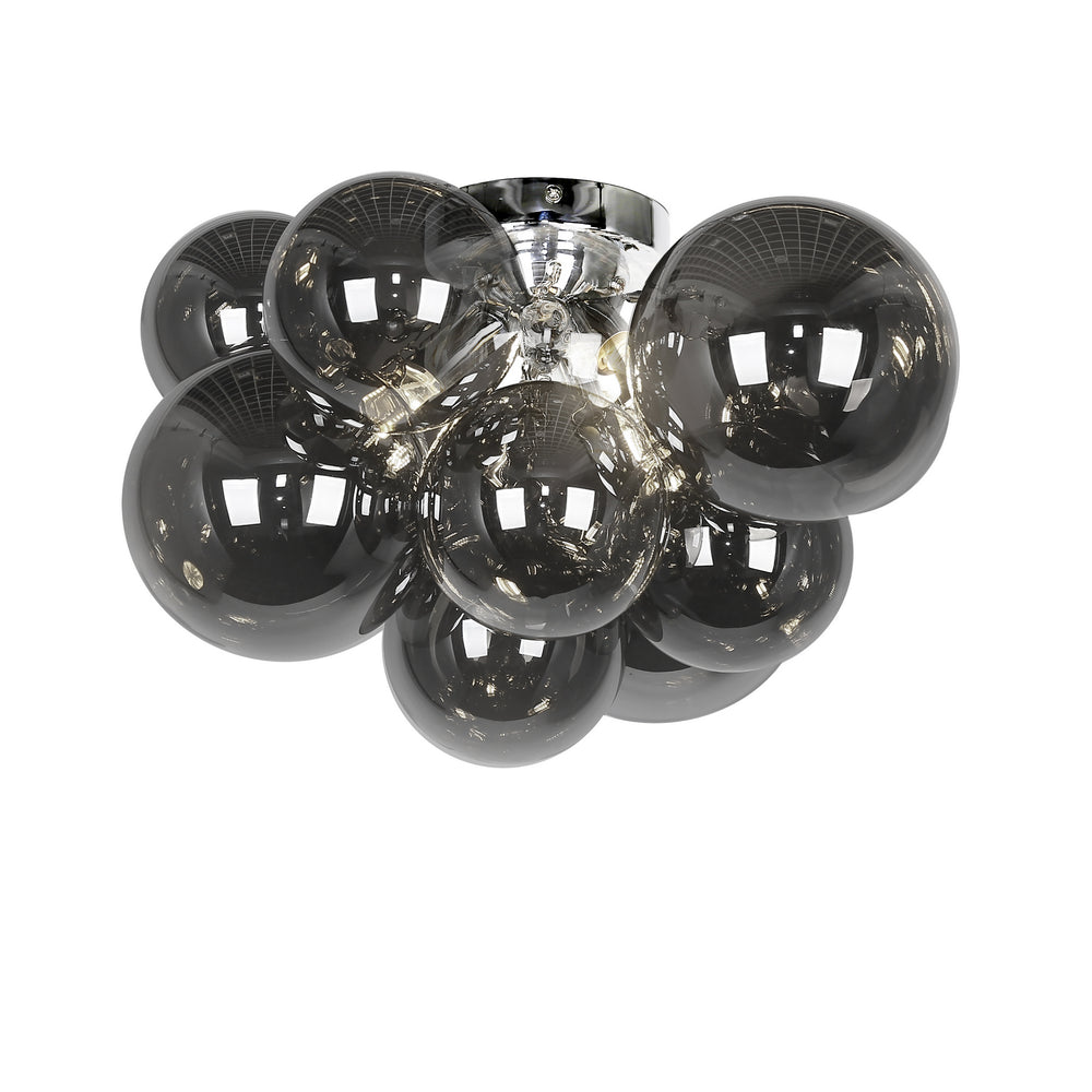 Dainolite Canada - Three Light Flush Mount - Comet - Polished Chrome- Union Lighting Luminaires Decor