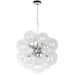 Dainolite Canada - Six Light Pendant - Comet - Clear- Union Lighting Luminaires Decor