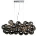 Dainolite Canada - Ten Light Pendant - Comet - Polished Chrome- Union Lighting Luminaires Decor