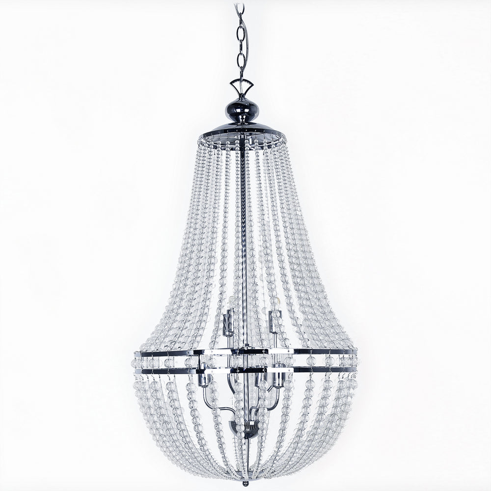 Dainolite Canada - Six Light Chandelier - Dawson - Clear- Union Lighting Luminaires Decor