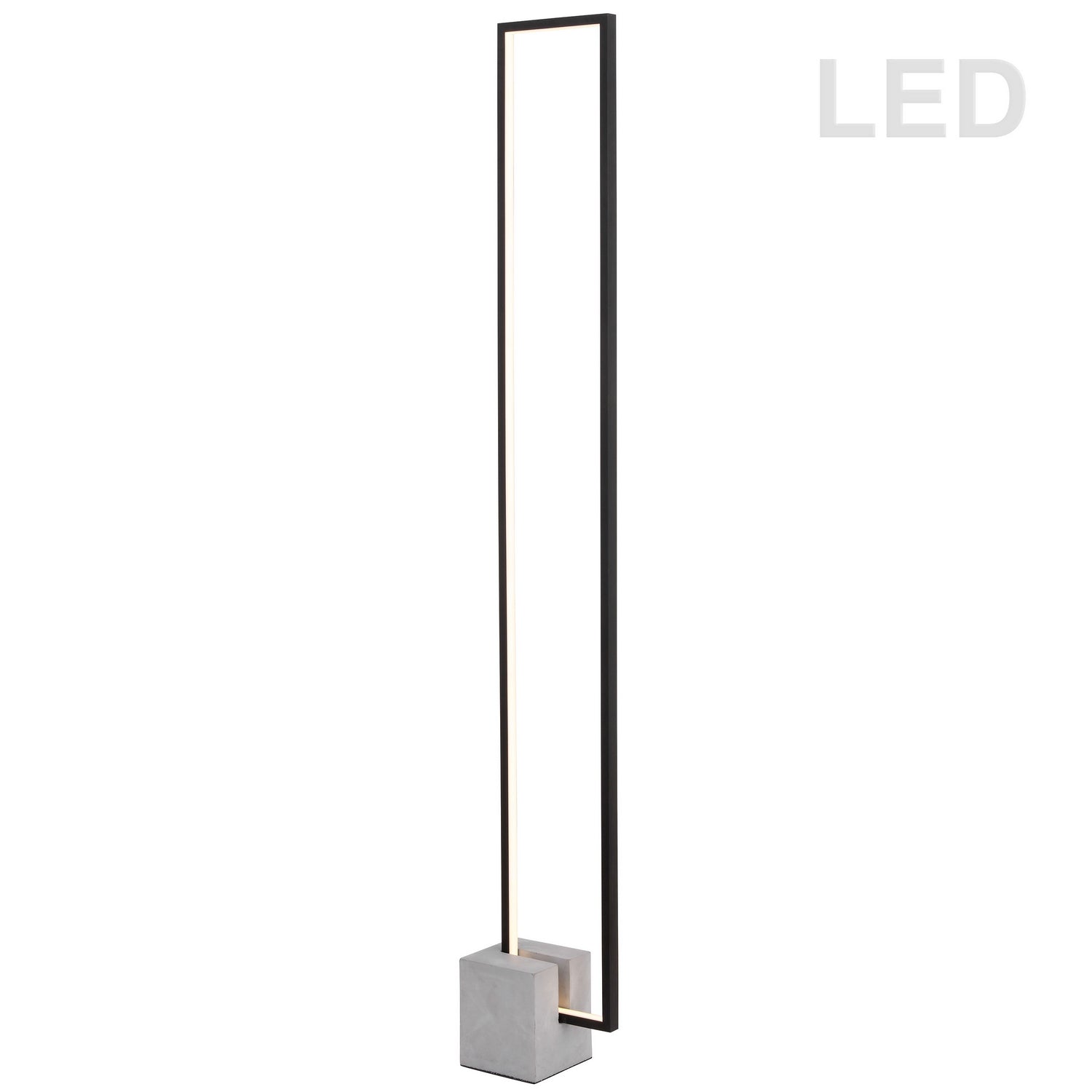 Dainolite Canada - LED Floor Lamp - Florence - Black- Union Lighting Luminaires Decor