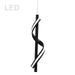 Dainolite Canada - LED Pendant - Justine - Black- Union Lighting Luminaires Decor