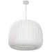 Dainolite Canada - One Light Pendant - Mia - White- Union Lighting Luminaires Decor