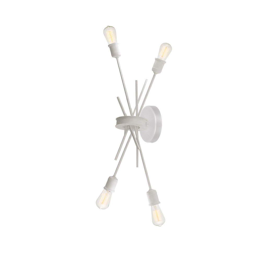 Dainolite Canada - Four Light Wall Sconce - Nebraska - White- Union Lighting Luminaires Decor