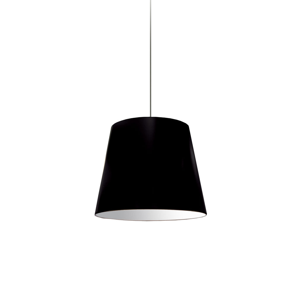 Dainolite Canada - One Light Pendant - Oversized Drum - Black- Union Lighting Luminaires Decor
