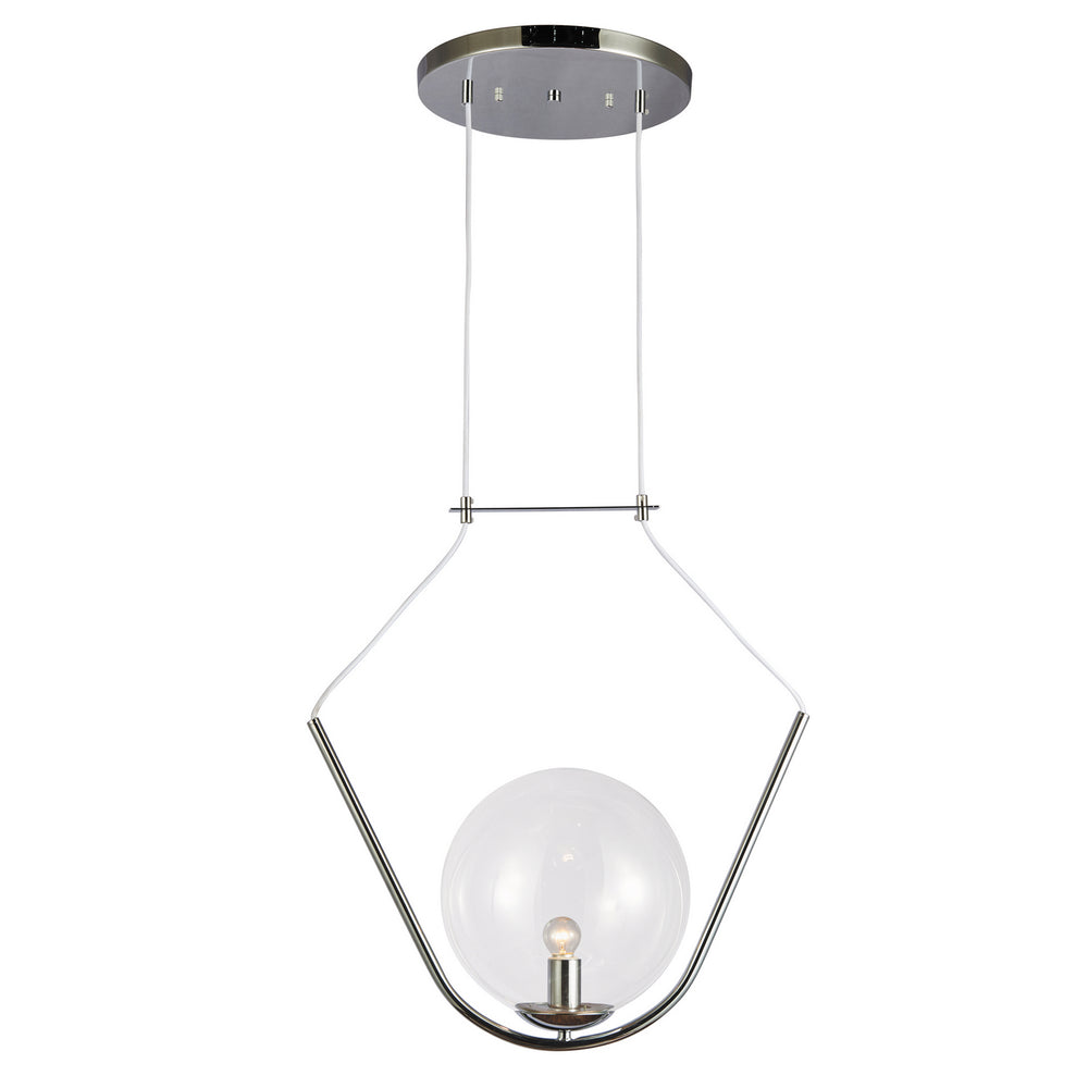 Dainolite Canada - One Light Pendant - Orion - Polished Chrome- Union Lighting Luminaires Decor