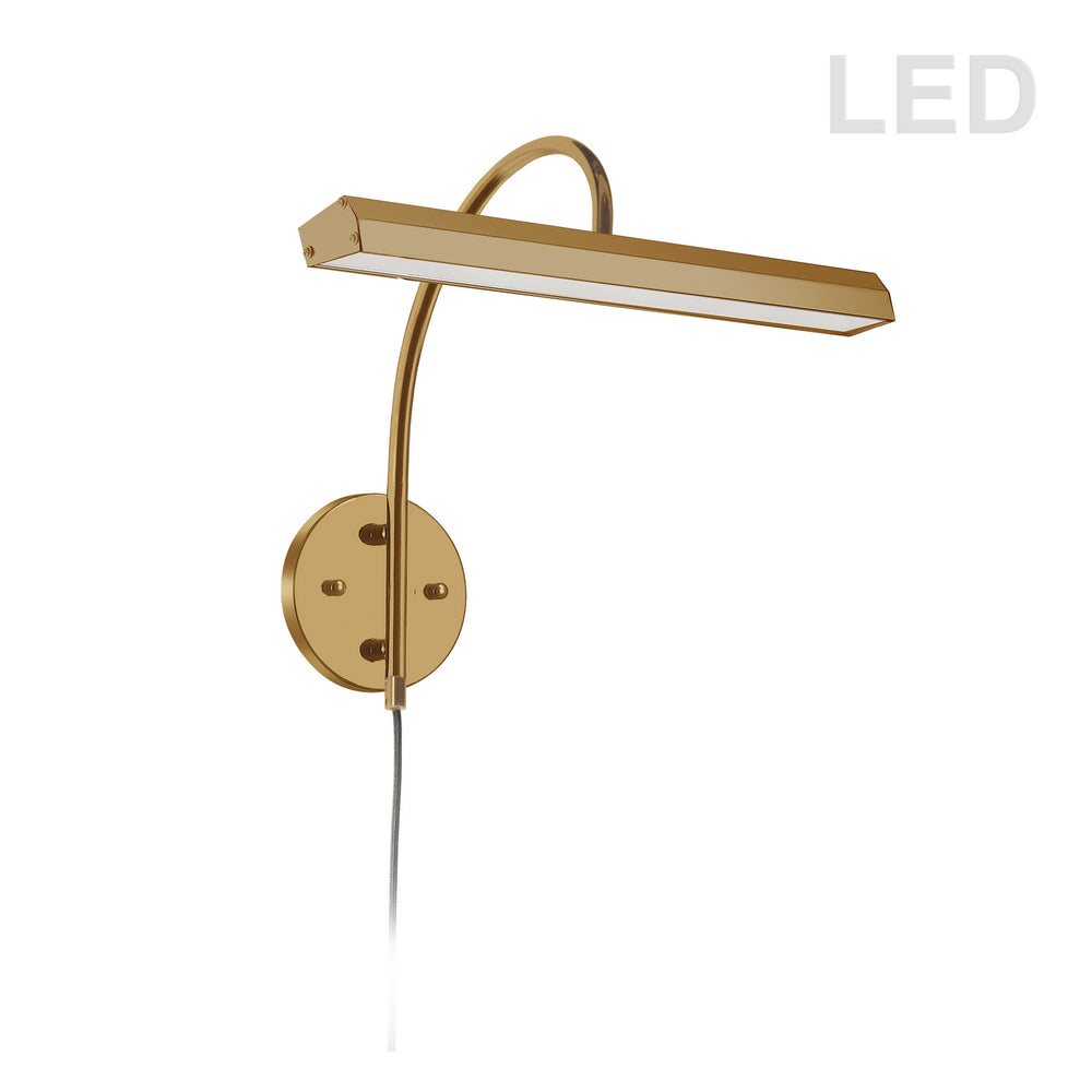 Dainolite Canada - LED Picture Light - Display/Exhibit - Aged Brass- Union Lighting Luminaires Decor