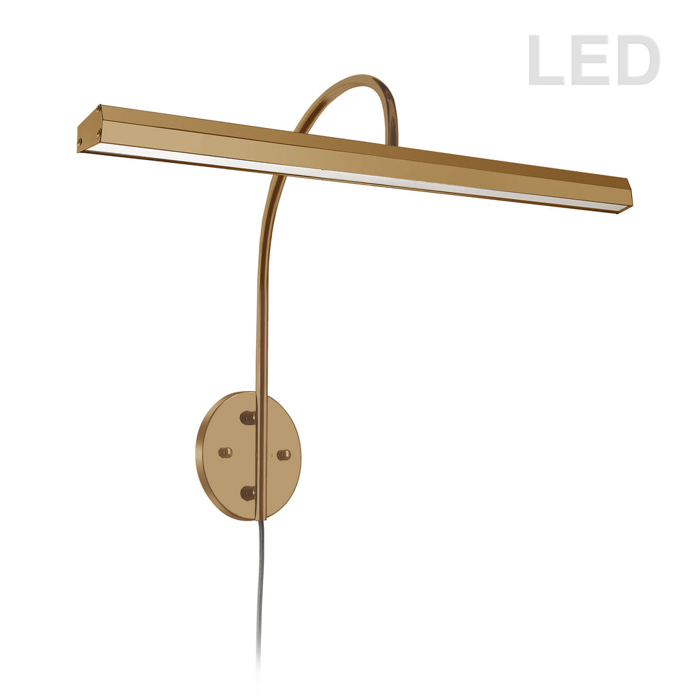 Dainolite Canada - LED Picture Light - Display/Exhibit - Aged Brass- Union Lighting Luminaires Decor