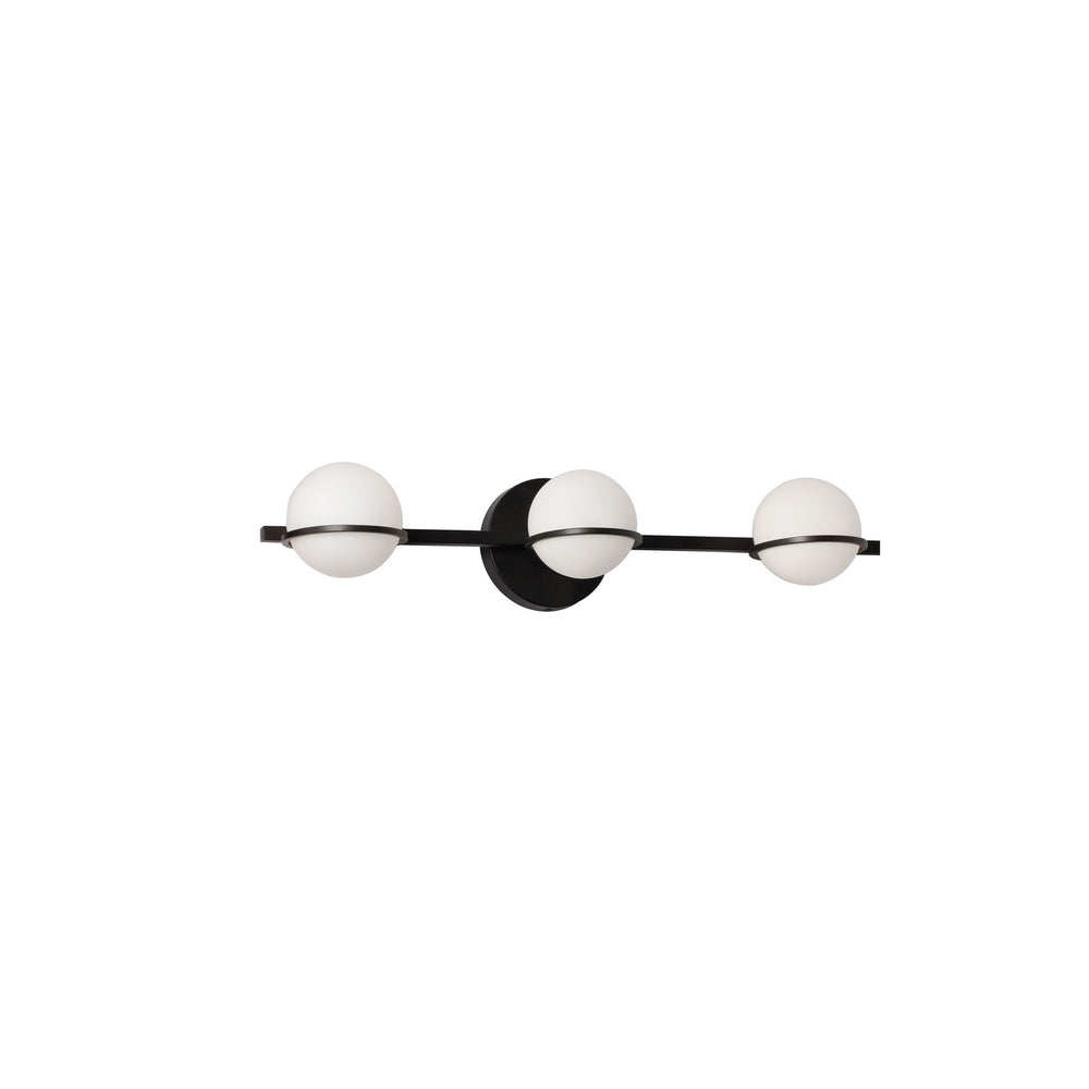 Dainolite Canada - Three Light Vanity Fixture - Sofia - Black- Union Lighting Luminaires Decor