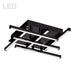 Dainolite Canada - LED Flush Mount - Summit - Black- Union Lighting Luminaires Decor