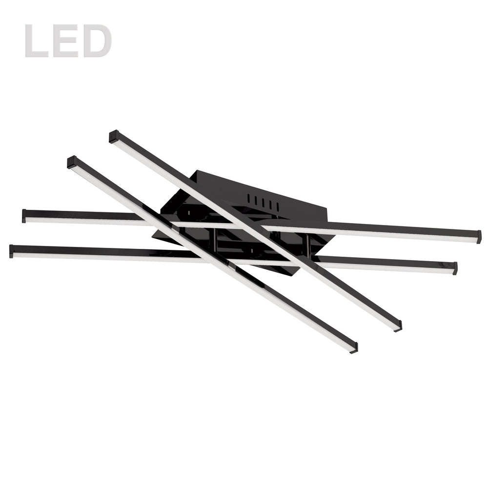 Dainolite Canada - LED Flush Mount - Summit - Black- Union Lighting Luminaires Decor