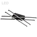 Dainolite Canada - LED Flush Mount - Summit - Black- Union Lighting Luminaires Decor