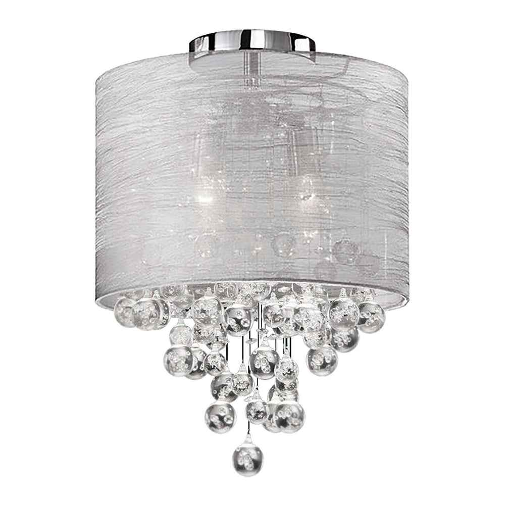 Dainolite Canada - Two Light Flush Mount - Tahnee - Polished Chrome- Union Lighting Luminaires Decor