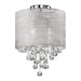 Dainolite Canada - Two Light Flush Mount - Tahnee - Polished Chrome- Union Lighting Luminaires Decor