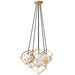 Dainolite Canada - Six Light Pendant - Thomson - Gold- Union Lighting Luminaires Decor
