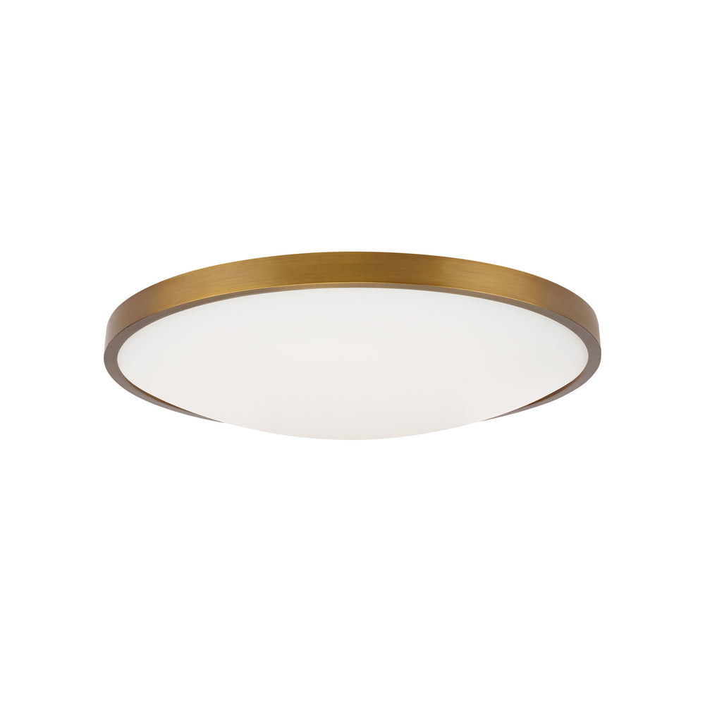 Visual Comfort Modern - LED Flush Mount - Vance - Aged Brass- Union Lighting Luminaires Decor