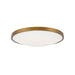 Visual Comfort Modern - LED Flush Mount - Vance - Aged Brass- Union Lighting Luminaires Decor