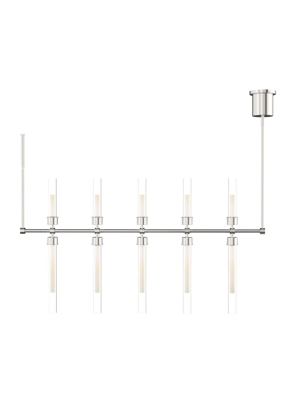 Visual Comfort Modern - LED Suspension - Linger - Polished Nickel- Union Lighting Luminaires Decor