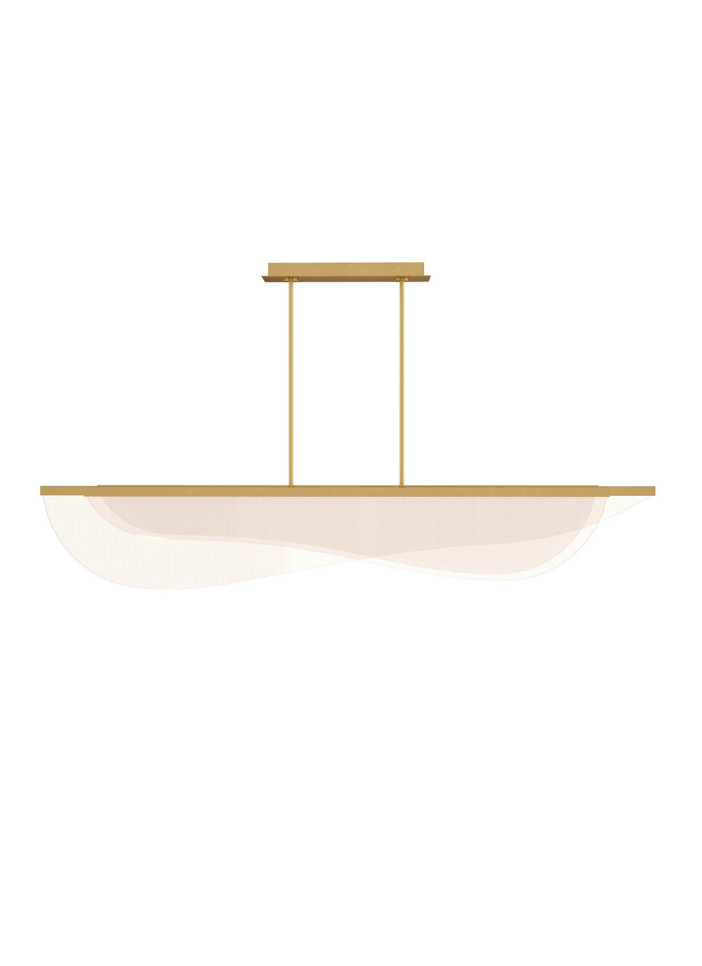 Visual Comfort Modern - LED Suspension - Nyra - Plated Brass- Union Lighting Luminaires Decor