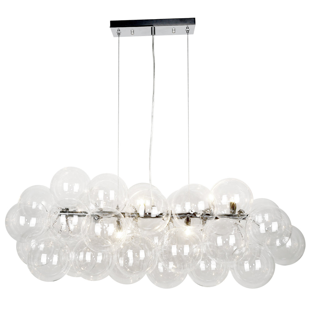 Dainolite Canada - Ten Light Pendant - Comet - Polished Chrome- Union Lighting Luminaires Decor