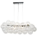 Dainolite Canada - Ten Light Pendant - Comet - Polished Chrome- Union Lighting Luminaires Decor