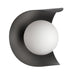 Dainolite Canada - One Light Wall Sconce - Crescent - Black- Union Lighting Luminaires Decor
