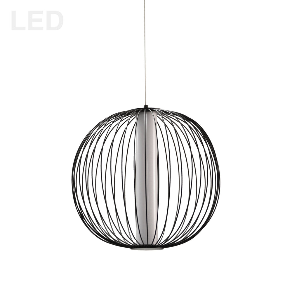 Dainolite Canada - LED Pendant - Charlotte - Black- Union Lighting Luminaires Decor