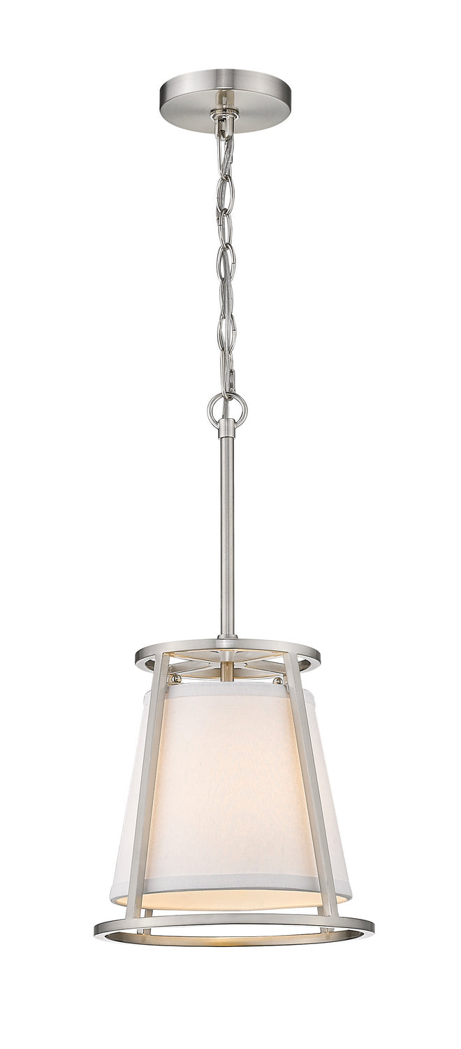 Z-Lite Canada - One Light Pendant - Lenyx Pendant - Brushed Nickel- Union Lighting Luminaires Decor