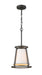 Z-Lite Canada - One Light Pendant - Lenyx Pendant - Iron Ore- Union Lighting Luminaires Decor