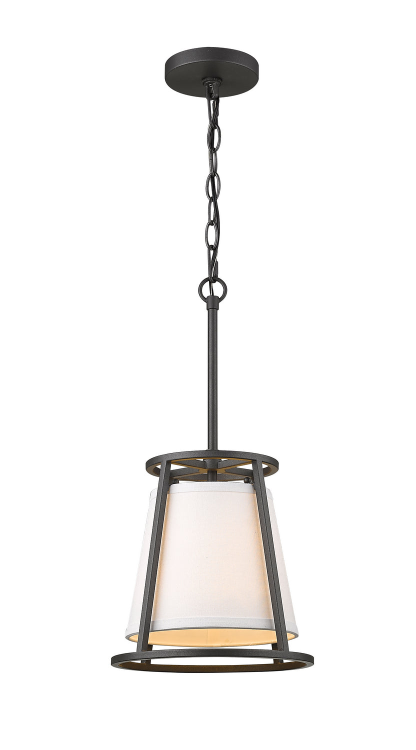 Z-Lite Canada - One Light Pendant - Lenyx Pendant - Iron Ore- Union Lighting Luminaires Decor