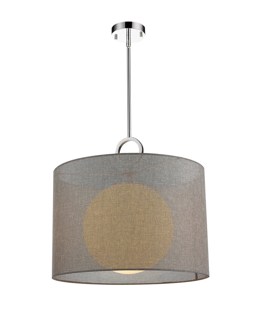 Z-Lite Canada - One Light Pendant - Arosia - Chrome- Union Lighting Luminaires Decor
