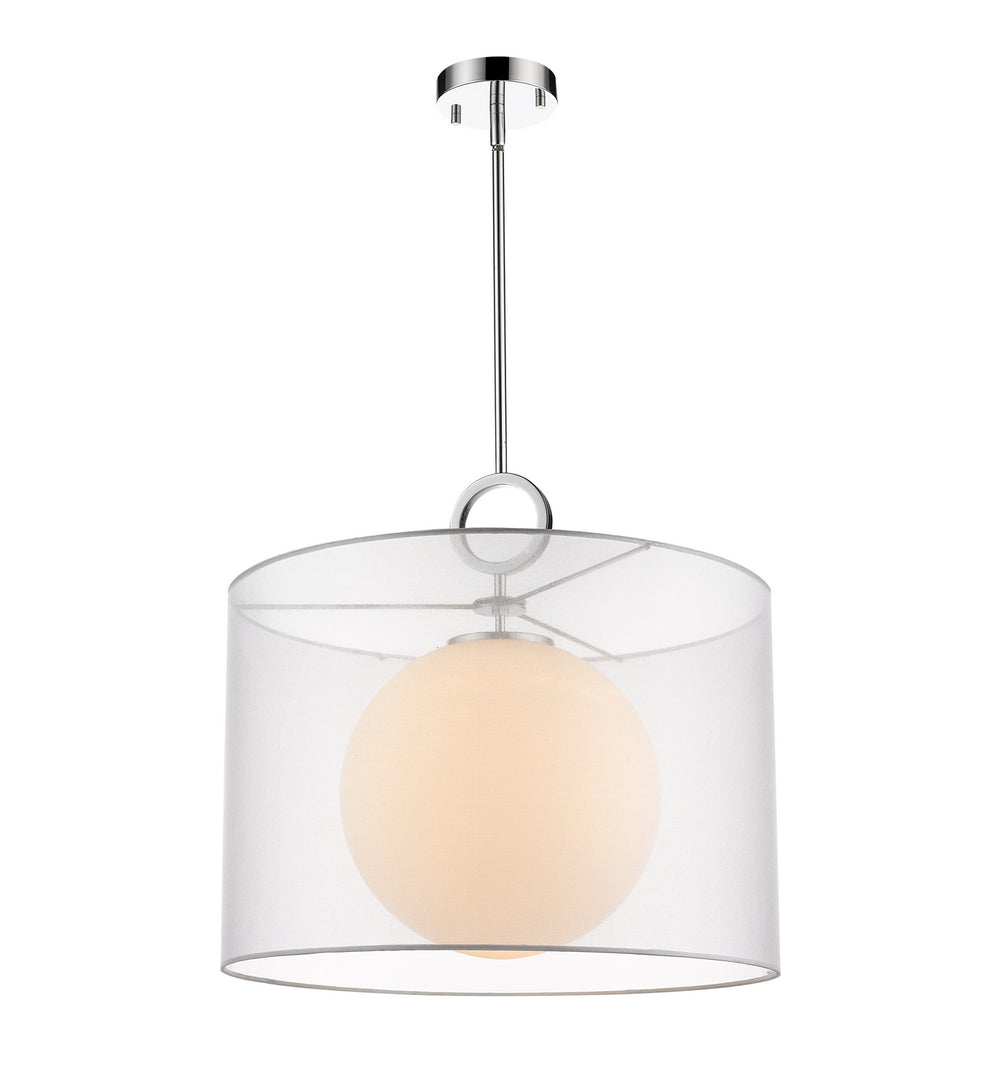 Z-Lite Canada - One Light Pendant - Arosia - Chrome- Union Lighting Luminaires Decor
