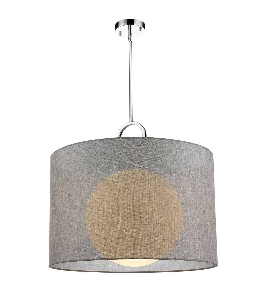 Z-Lite Canada - One Light Pendant - Arosia - Chrome- Union Lighting Luminaires Decor