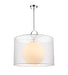 Z-Lite Canada - One Light Pendant - Arosia - Chrome- Union Lighting Luminaires Decor