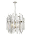Z-Lite Canada - Six Light Chandelier - Bova - Polished Nickel- Union Lighting Luminaires Decor