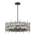 Z-Lite Canada - Nine Light Chandelier - Garroway - Matte Black- Union Lighting Luminaires Decor