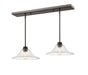 Z-Lite Canada - One Light Linear Chandelier - Annora - Olde Bronze- Union Lighting Luminaires Decor