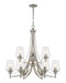 Z-Lite Canada - Nine Light Chandelier - Joliet - Brushed Nickel- Union Lighting Luminaires Decor