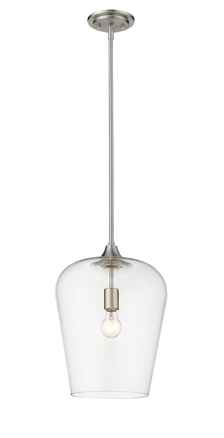 Z-Lite Canada - One Light Pendant - Joliet - Brushed Nickel- Union Lighting Luminaires Decor
