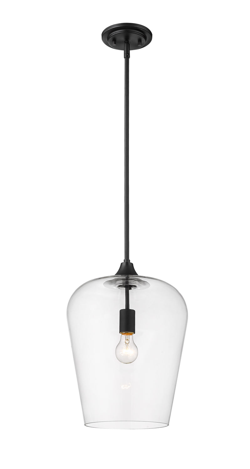 Z-Lite Canada - One Light Pendant - Joliet - Matte Black- Union Lighting Luminaires Decor