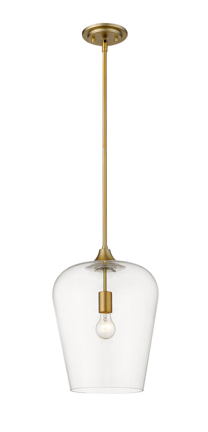 Z-Lite Canada - One Light Pendant - Joliet - Olde Brass- Union Lighting Luminaires Decor