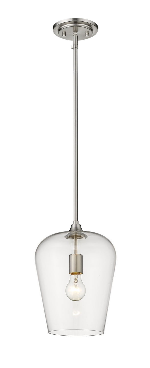 Z-Lite Canada - One Light Pendant - Joliet - Brushed Nickel- Union Lighting Luminaires Decor